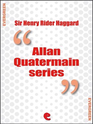 cover image of Rider Haggard Collection--Allan Quatermain Series